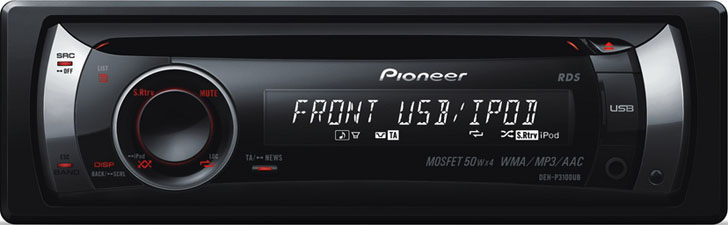 DEH-P3100UB PIONEER MP3,USB,iPod,Aux, 1 RCA ()